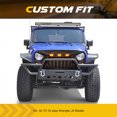 thumbnail image 2 of AMERICAN MODIFIED Front Goliath Grill Compatible w/ 07-18 Jeep Wranglers, 2 of 11