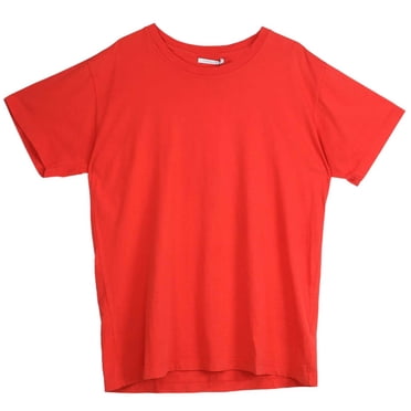 John T-Shirt Classique à Col Rond en Coton pour Hommes Elliot Cardinal - m