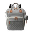thumbnail image 1 of TopLLC Taie d'Oreiller, Sac pour Maman Grande Capacité Sac à Dos de Rangement Multifonction Portable pour Maman Sac à Dos Léger pour Maman à Compartiments Multiples et Sac pour Bébé pour Sortir Paquet pour Maman Grande Capacité, 1 of 4