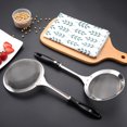 thumbnail image 3 of Stainless Steel Mesh Strainer Handle Flour Powder Colander Kitchen Strainer for Baking Cooking (18cm), 3 of 8