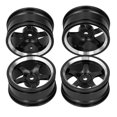 thumbnail image 2 of RC Crawler Parts, RC Car Wheel Rim Hubs Wear-Resistant Durable Lightweight  for MN86 1/12 RC Crawler Red,Blue,Black, 2 of 7