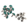 thumbnail image 1 of Abbracc 10x Boutons Rivets en Métal pour Sac, Cuir, 8.5mm 7.5mm 5, 1 of 9