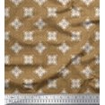 thumbnail image 1 of Soimoi Georgette Viscose Fabric Circle & Floral Artistic Decor Fabric Printed Yard 42 Inch Wide, 1 of 1