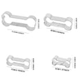 thumbnail image 2 of Stainless Steel Dog Bone Moulds for Baking Cookies Pastries Dough and Vegetables - Versatile Kitchen Baking Tools, 2 of 3