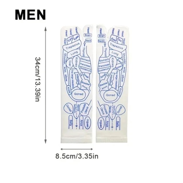 Meitianfacai Chaussettes de Réflexologie Chaussettes de Réflexologie avec Outil de Massage Réflexologie Acupression Chaussettes de Massage des Pieds Chaussettes de Réflexologie des Pieds