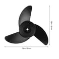 thumbnail image 2 of Estbridge Heavy-Duty Plastic Propeller For Trolling Motors Enhanced Thrust And Easy Installation Trolling Motor Propeller For Kayaks Fishing Boats And Yachts, 2 of 8