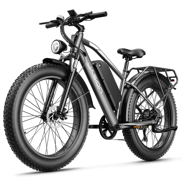 Jasion Vélo Électrique EB5 MAX pour Adultes, Moteur de 1500 W (Puissance Maximale), Batterie 48 V 15 Ah, VTT Électrique, Pneus Larges 26 Po x 4,0 Po, Transmission Shimano 7 Vitesses UL2849