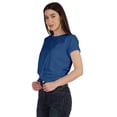 thumbnail image 3 of Inkmeso T-shirt Court d'Été à Nœud Torsadé à l'Avant pour Femmes à Manches Courtes, 3 of 8