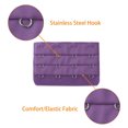 thumbnail image 4 of INSPIRE CHIC Women's 3 Rows 4 Hooks Bra Extenders Straps Extension Burgundy 3 Rows 4 Hooks 2 Pcs, 4 of 5