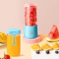 thumbnail image 1 of Weloille Portable Dual Cup Juicer 1 Set, Includes Juicer Cup Type-C Charging Cable, Compact Wireless Juice Extractor, USB Rechargeable Fruit Juicer for Home Kitchen Travel Outdoor Daily Use, 1 of 6
