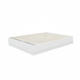 thumbnail image 1 of Nexera Milano Full Platform Bed Frame, White Oak, 1 of 6