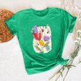 thumbnail image 2 of RKSTN Hauts d'Été pour Femmes 2024 Décontractés Coupe Ample Polyvalents T-Shirts Graphiques Mode à Imprimé Floral Respirants Manches Courtes Col Rond T-shirt Blouses, Cadeaux de la Fête des Mères, 2 of 5