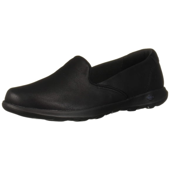 Skechers Performance Women's GO Walk Lite-Queenly Loafer,black,8.5 M US