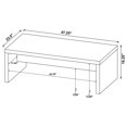 thumbnail image 2 of Pemberly Row Table Basse Rectangulaire de Style Ferme en Bois d'Ingénierie, Brun, 2 of 7