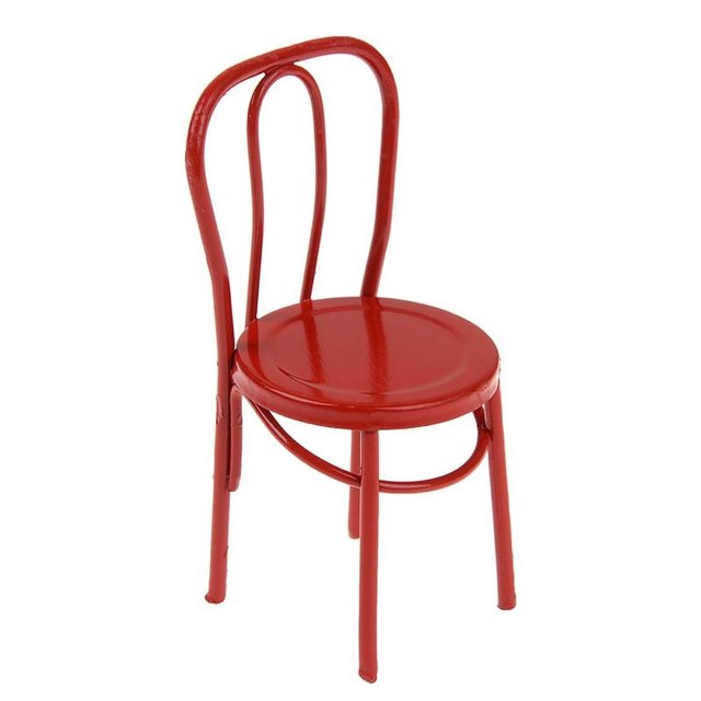 Modèle de Chaise en Fer 1/6 1/12 pour Maison de Poupée Meuble Jouet
