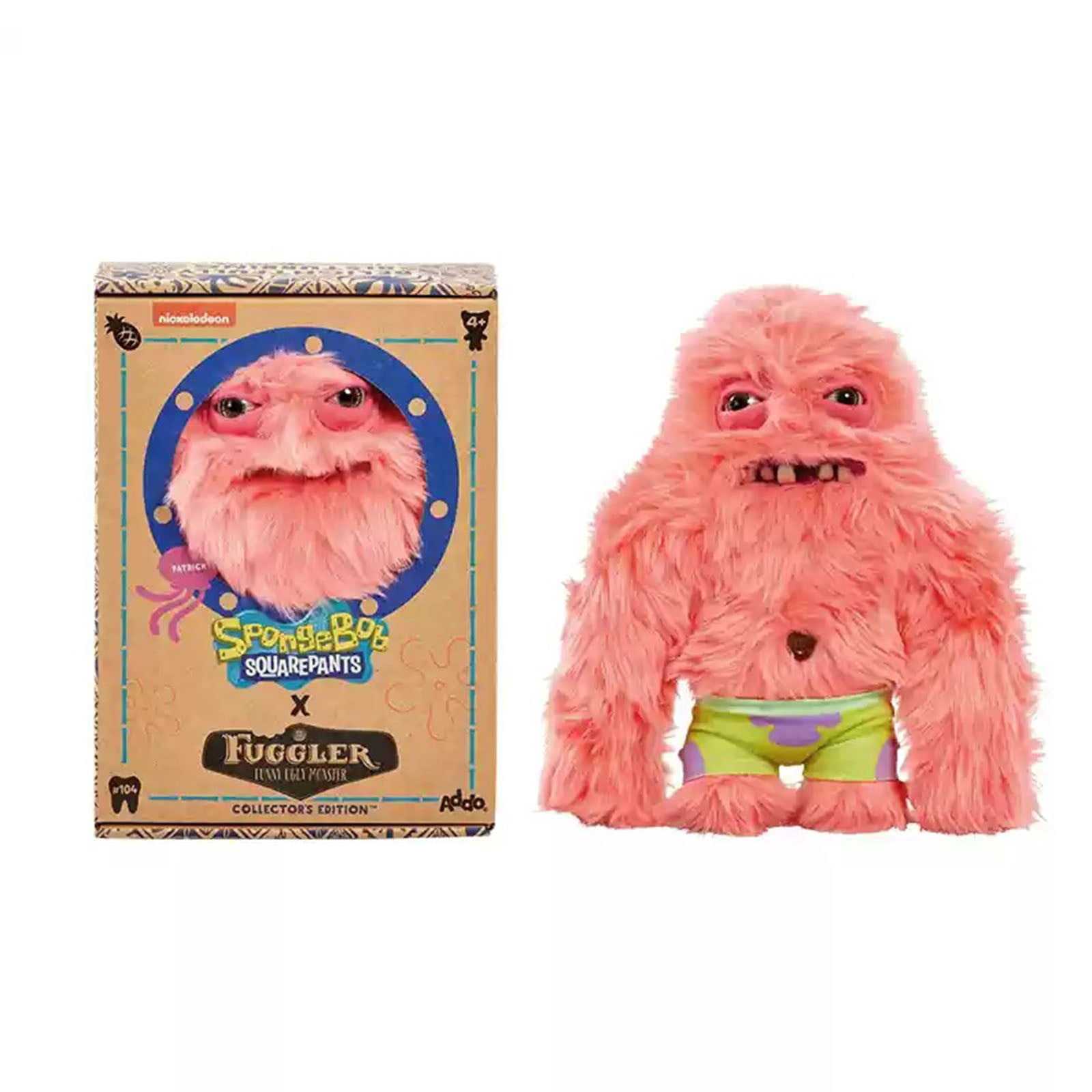 GZYL Fugglers Bob L'éponge x Fugglers Patrick Peluche 9 Pouces Édition Limitée