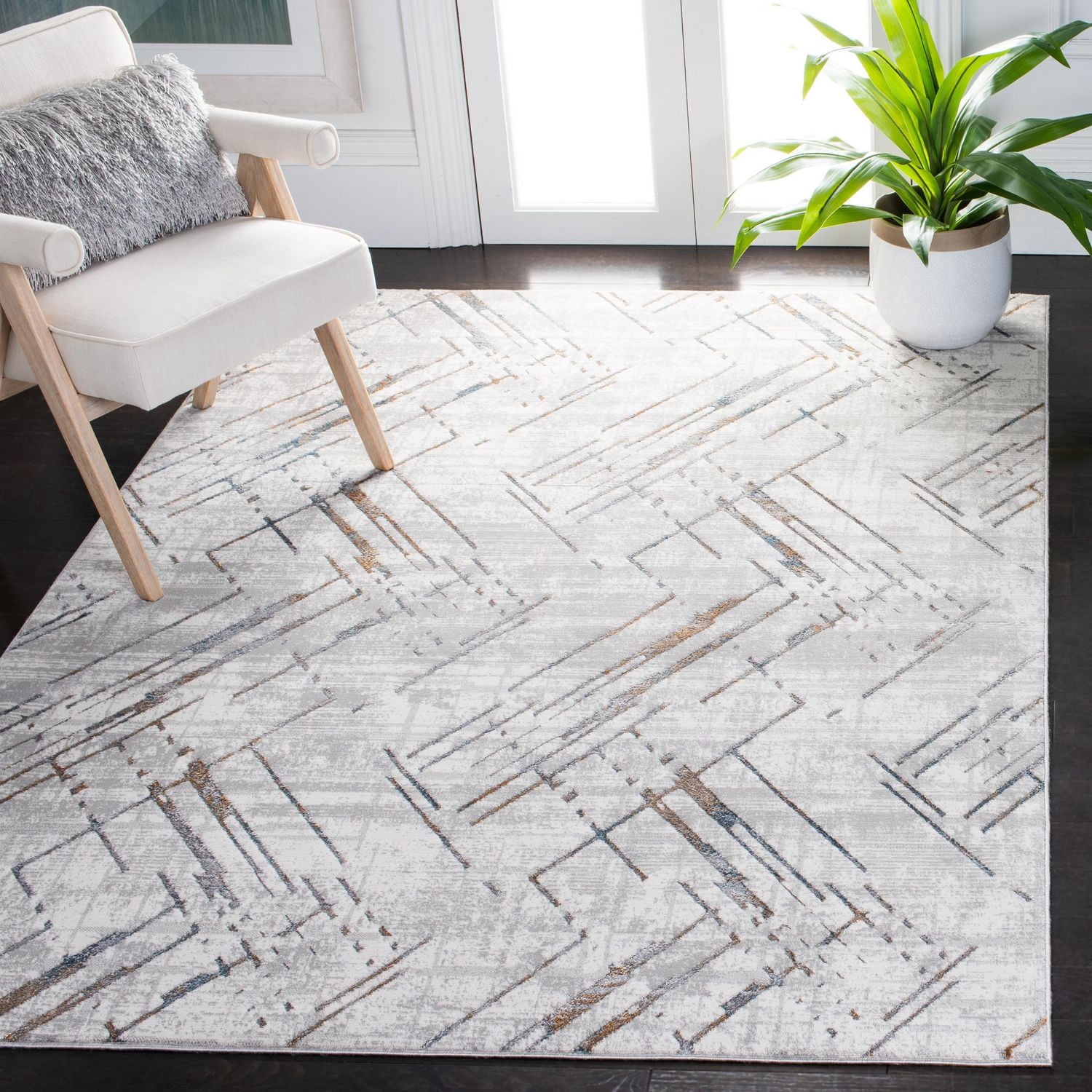 SAFAVIEH Sonoma Meriel Contemporary Abstract Area Rug