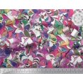 thumbnail image 3 of Soimoi Tissu en Crêpe de polyester Imprimé Abstrait par Yard 52 Pouces de Large, 3 of 3