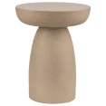 thumbnail image 1 of Bouclair Beige Concrete Effect Side Table, 1 of 8