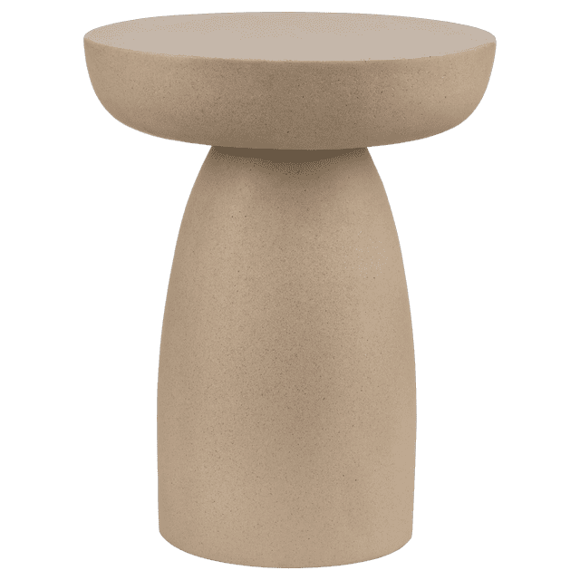 Bouclair Beige Concrete Effect Side Table