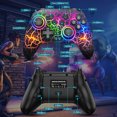 thumbnail image 5 of Manette Switch Pro pour Nintendo Switch Manette/Switch Lite/OLED, ZRZLMVP Contrôleurs Sans Fil pour Switch avec Lumière RGB, 1000mAh, Fonction Turbo Noire, 5 of 5