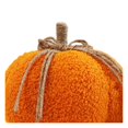thumbnail image 3 of Way To Celebrate Sherpa Pumpkin Decoration, Diameter 7 inch, Orange colour, 3 of 4