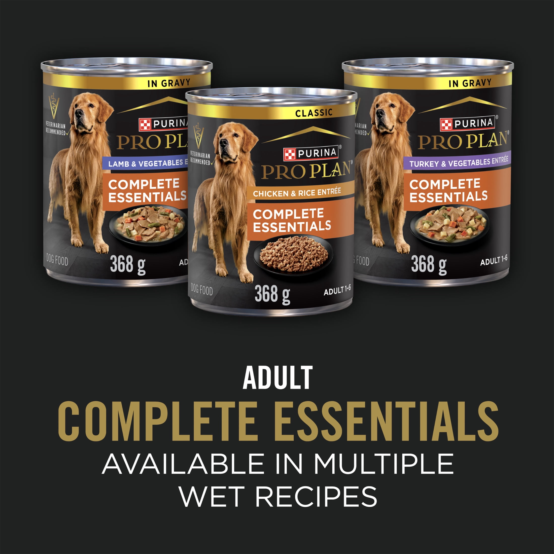 Purina Pro Plan Essentiels Complets Mélange Déchiqueté Poulet et Riz, Nourriture Sèche pour Chiens 6.8kg