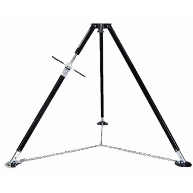BAL RV Fifth Wheel King Pin Stabilizer Jack Stand 25035 Deluxe Tripod; Use To Stabilize Front Of Fifth Wheel Travel Trailer; Height Adjustable 44 Inch To 66 Inch; Foldable Drive Screw