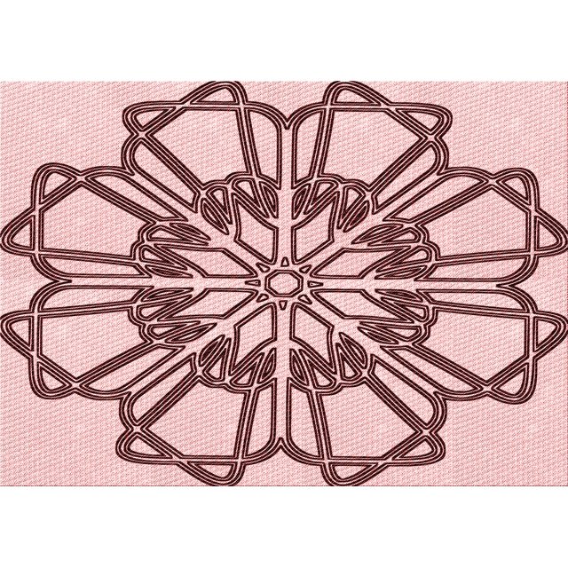 Ahgly Company Machine Washable Indoor Rectangle Transitional Light Rose Pink Area Rugs, 2' x 5'