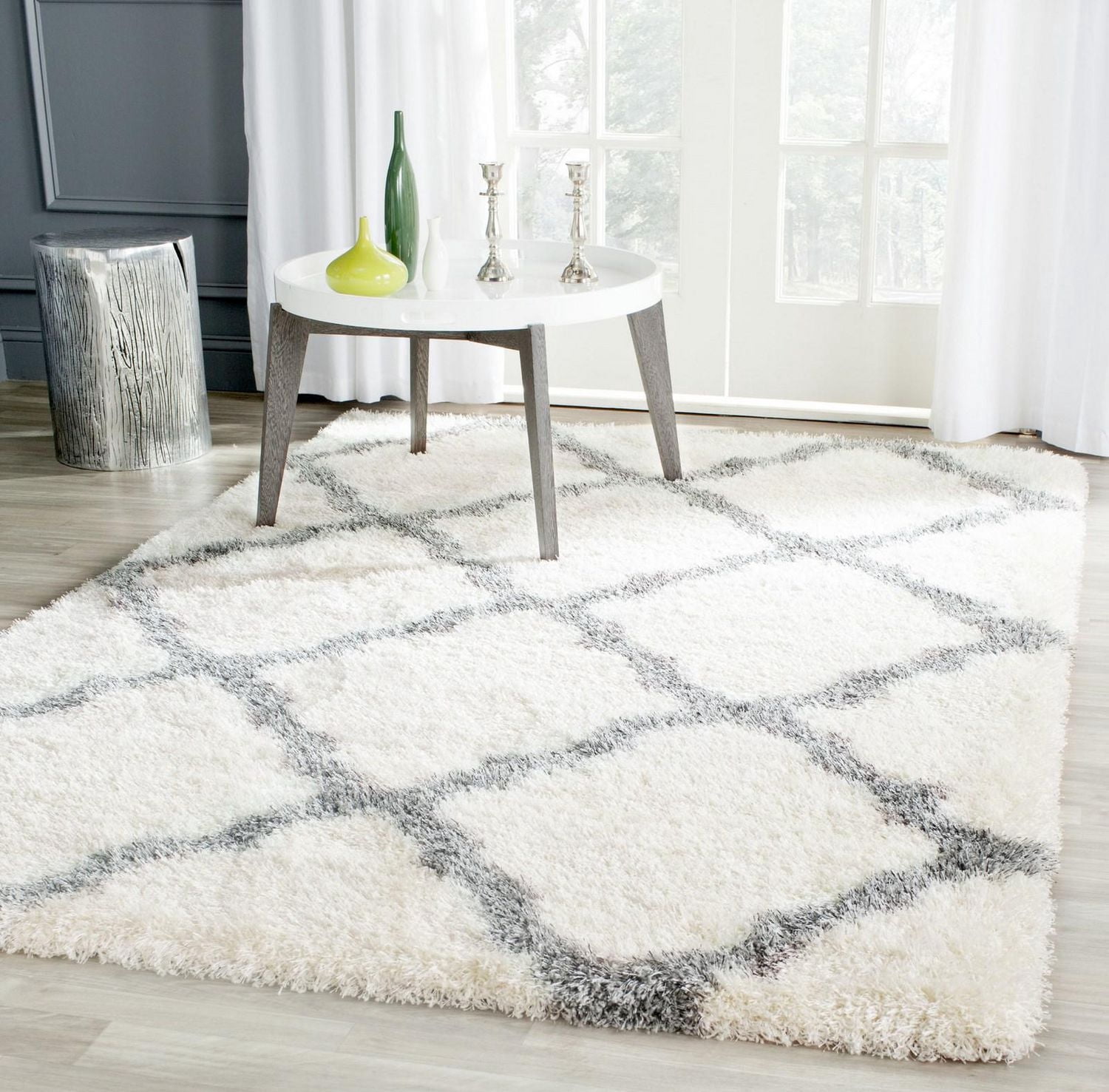 Safavieh Montreal Cebrail Geometric Shag Area Rug