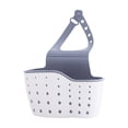 thumbnail image 1 of Agiferg Kitchen Utensils Double-layer Sink Draining Basket Sponge Pool Storage Supplies Hanging Basket Draining Rack, 1 of 2
