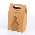 thumbnail image 2 of Christmas Treat Box Cartoon Creative Candy Treat Box Kraft Paper Box, 2 of 10