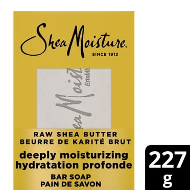 SheaMoisture Bar Soap Moisturize and Restore Dry Skin Raw Shea Butter with 24h shea moisture nutrients for Healthy, Glowing Skin