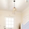 thumbnail image 4 of segolike Woven Bamboo Pendant Lighting Fixture, Aesthetic Hand-made Pendant LED Light for Conch, 4 of 9