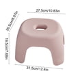 thumbnail image 3 of Stool For Toilet Low Stepping Stool With Nonslip Base Enhanced Stability For Bathroom Use Elegant For Adults For Living Room And Shower, 3 of 5