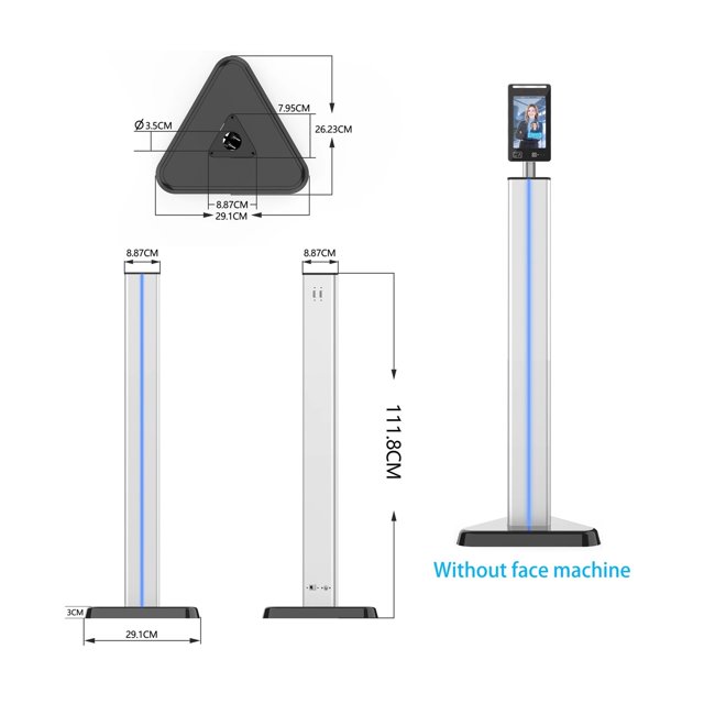Biometric Fingerprint Time Clock, Face Recognition Attendance Machine Function Development TFT LCD Display Equipment Machines ,Easy Operate