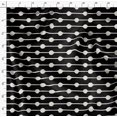 thumbnail image 4 of Soimoi Black Poly Georgette Fabric Dot & Stripe Print Sewing Fabric Yard 52 Inch Wide, 4 of 5