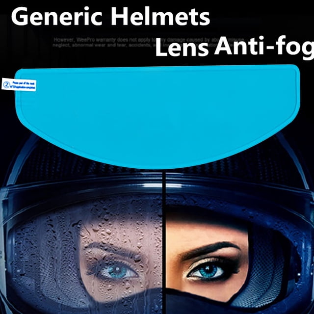 Dvkptbk Car Accessories Interior Helmet Clear Anti-Fog Patch Film Universal Motorcycle 3ml