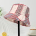 thumbnail image 3 of CSChome Fisherman Hat Unisex Winter Fisherman Hat - Color Matching Thick Soft Plush Flat Top, 3 of 7