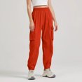 thumbnail image 2 of Timegard Womens Pants High Waisted Pants Work Office Trouser Casual Ankle Length Solid Color Pants with Pockets, 2 of 7