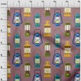 thumbnail image 3 of oneOone Velvet Dusty Pink Fabric Retro Lantern Craft Projects Decor Fabric Printed By The Yard 58 Inch Wide, 3 of 5