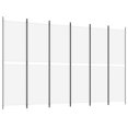 thumbnail image 2 of vidaXL 6-Panel Room Divider White 300x200 cm Fabric, 2 of 5