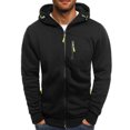 thumbnail image 1 of Faithtur Hommes Pull Fermeture Éclair Veste de Loisirs Plein Chaud Top, 1 of 5