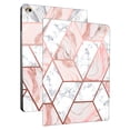 thumbnail image 4 of iPad Mini 4e 5e Gén 7,9 Po [ Mini 5 2019 Mini 4 2015 ] A2133 A1538 MUXH2LL/A MUXF2LL/A MK882LL/A Mise en Veille/réveil Automatique Intelligente Mince Angle de Vision Ajustable Support Étui à Rabat Imprimé - Marbre Rose, 4 of 7