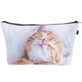 thumbnail image 1 of Cosmetic Bag Cartoon Printing Polyester Makeup Bag Toiletry Bag Cosmetic Pouch, 1 of 5