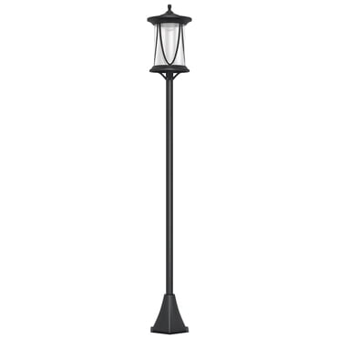 Outsunny 50" Solar Post Light, IP44 LED Outdoor Street Light, Cool White
