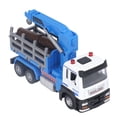 thumbnail image 3 of Log Tractor Model, Logging Truck Toy Light Music Effect Ideal Present  For 6 Years Old Above Blue, 3 of 8