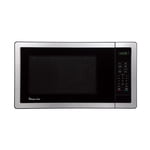 Magic Chef MC110MST Four micro-ondes de comptoir, 1,000 Watts, acier inoxydable