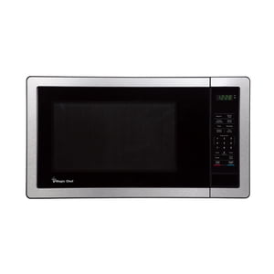 Magic Chef MC110MST Countertop Microwave Oven, 1,000 Watts, Stainless Steel