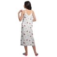 thumbnail image 2 of Moomaya Nuisette à Bretelles Spaghetti Imprimée pour Femmes Longueur Genou Tenue de Nuit, 2 of 6